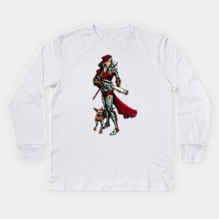 Lt Hood of the Crimson Order Kids Long Sleeve T-Shirt